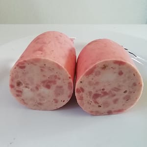 Jagdwurst mit Pistazien